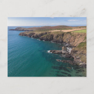 Carte Postale Penlledwen et Penmaen Dewi Wales