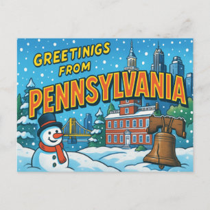 Carte postale PENNSYLVANIA