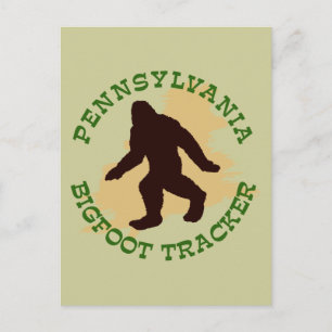 Carte Postale Pennsylvania Bigfoot Tracker