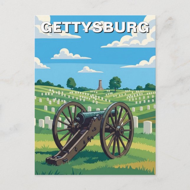 Carte Postale Pennsylvania Gettysburg Travel (Devant)