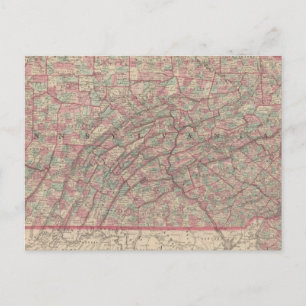 Carte Postale Pennsylvanie et New Jersey 2