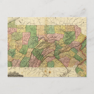 Carte Postale Pennsylvanie et New Jersey 2