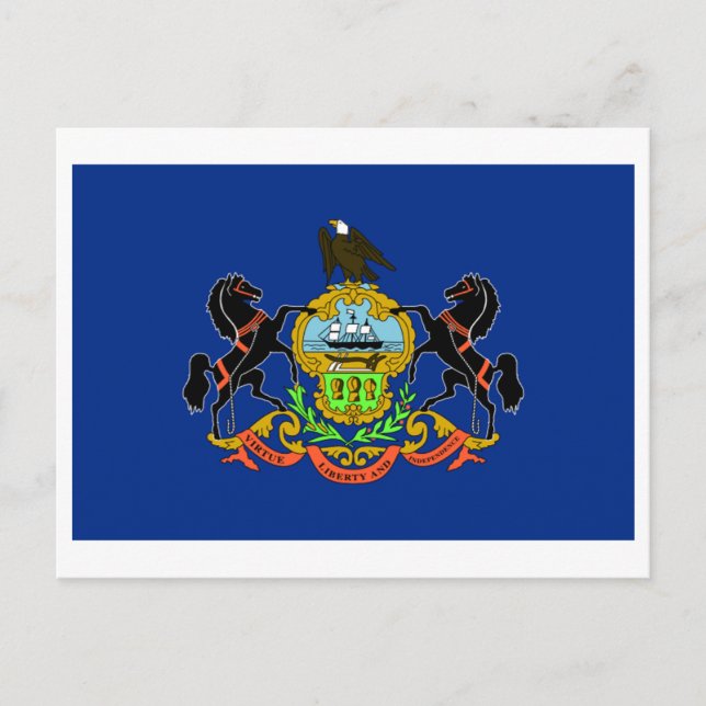 Carte Postale Pennsylvanie FLAG International (Devant)