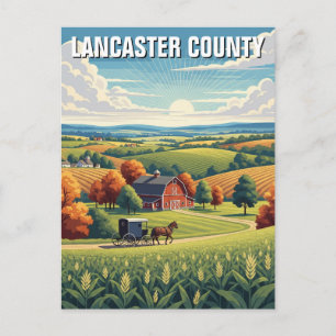 Carte Postale Pennsylvanie Lancaster County Travel