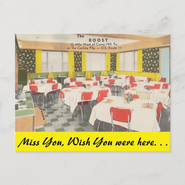 Carte Postale Pennsylvanie, Le Roost, Camp Hill (Devant)