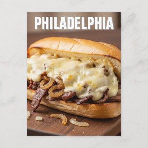 Carte Postale Pennsylvanie Philadelphia Philly Cheesesteak
