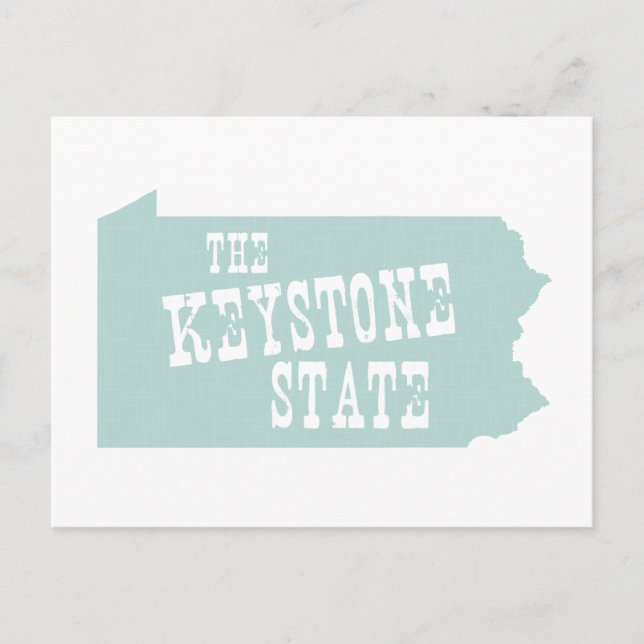 Carte Postale Pennsylvanie State Surnom (Devant)