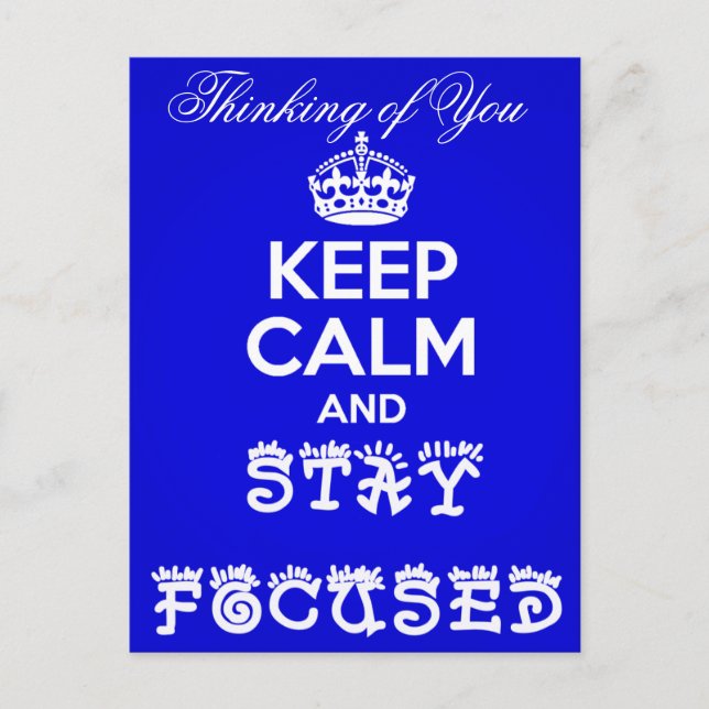 Carte Postale Pensant à toi_ (Devant)