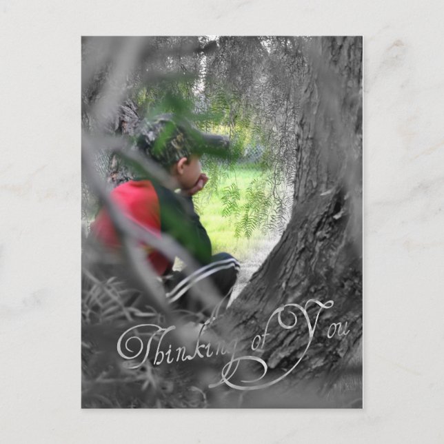 Carte Postale Pensée pour toi (Devant)