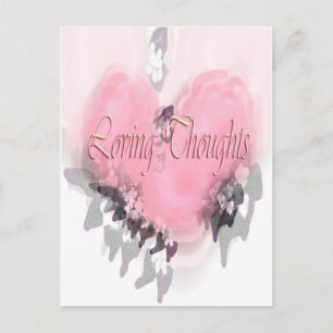 Carte Postale Pensées d'amour