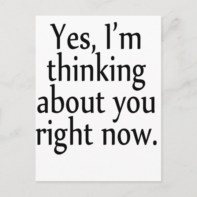 Carte Postale Penser (Devant)