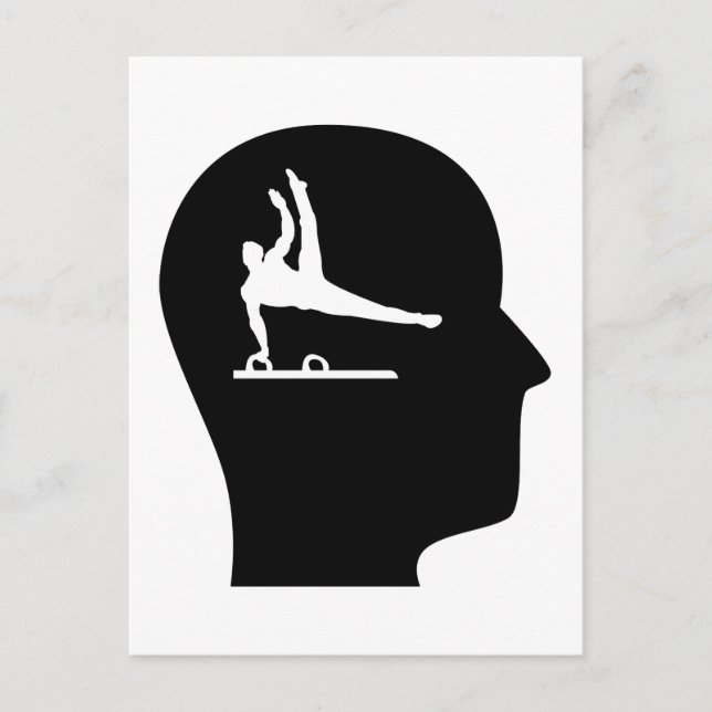 Carte Postale Penser à la gymnastique (Devant)