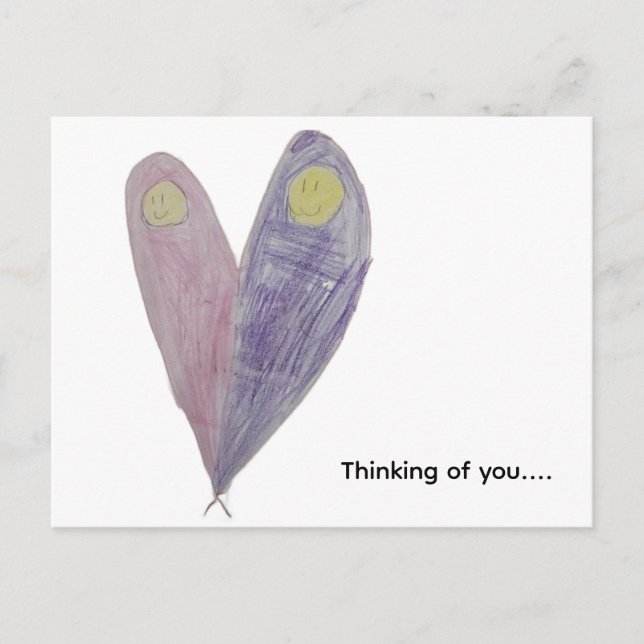 Carte Postale Penser à toi (Devant)