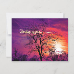 Carte Postale penser à vous