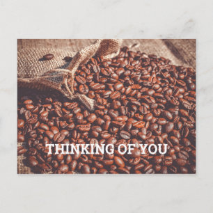 Carte Postale Penser à vous café