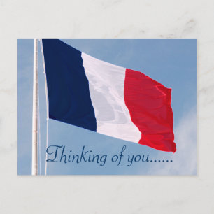 CARTE POSTALE PENSER À VOUS FRANCE