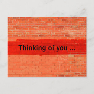 Carte Postale "Penser à vous..." Personnalisable