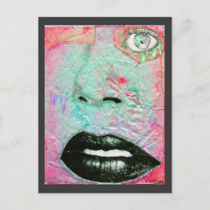 Carte Postale "Penser rose"