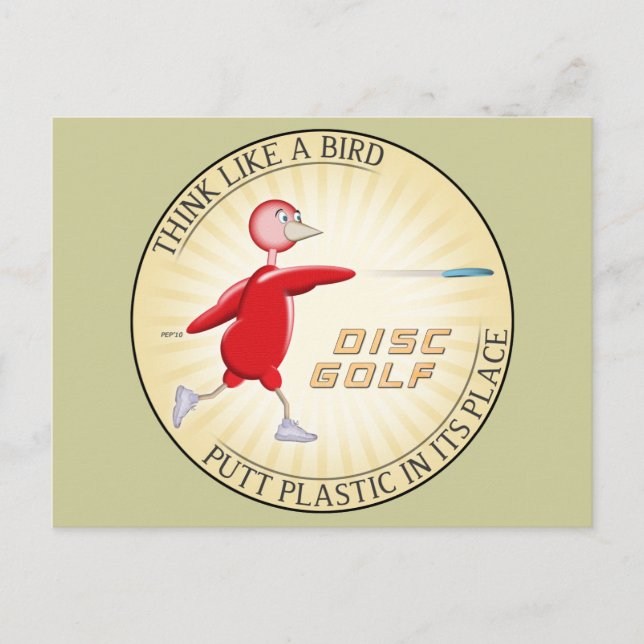 Carte Postale Pensez À Un Oiseau (Devant)