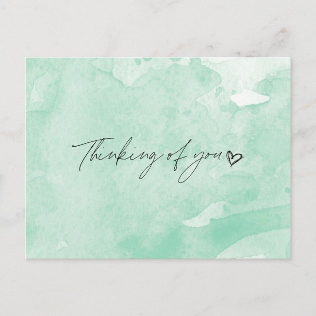 Carte Postale Pensez à vous (Devant)