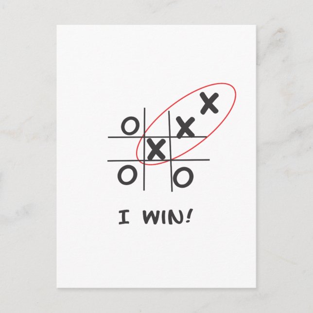 Carte Postale Pensez en dehors de la boîte (Devant)