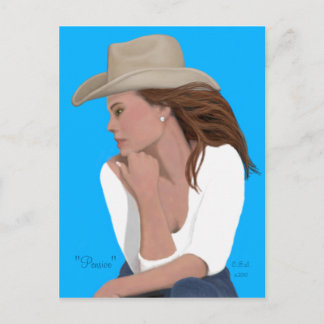 Carte postale "Pensive"