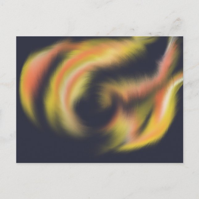 Carte Postale Pentecôte Saint Esprit Feu Chrétien Culte Art (Devant)