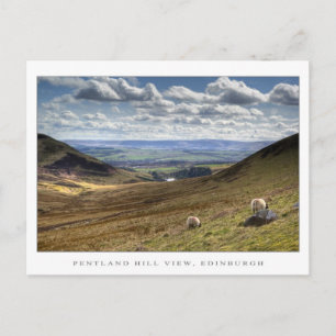 Carte Postale Pentland Hill View, Édimbourg