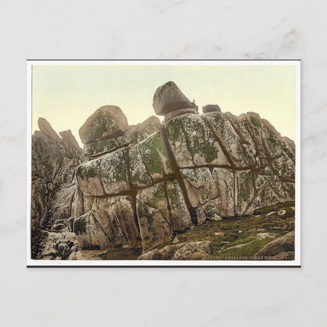 Carte Postale Penzance, Logan Rock, Cornwall, Angleterre classiq (Devant)