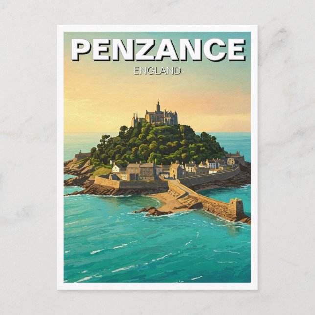 Carte Postale Penzance St Michael’s Mount England Travel (Devant)