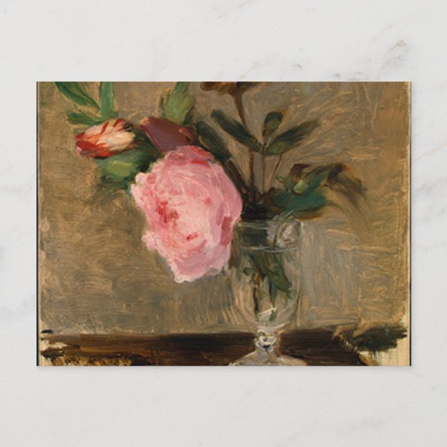 Carte Postale Peonies Berthe Morisot Art (Devant)