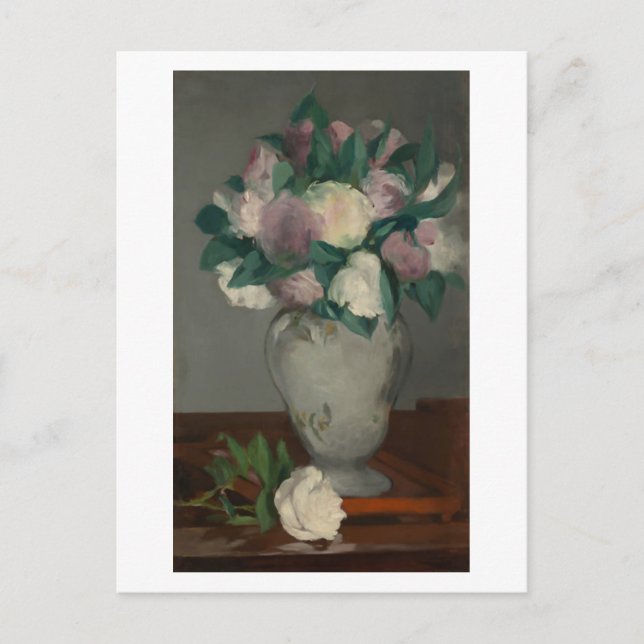 Carte Postale Peonies, Édouard Manet (Devant)