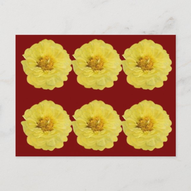 Carte postale Peony Jaune. 黄 色 い 牡 カ 丹 ー の ポ (Devant)