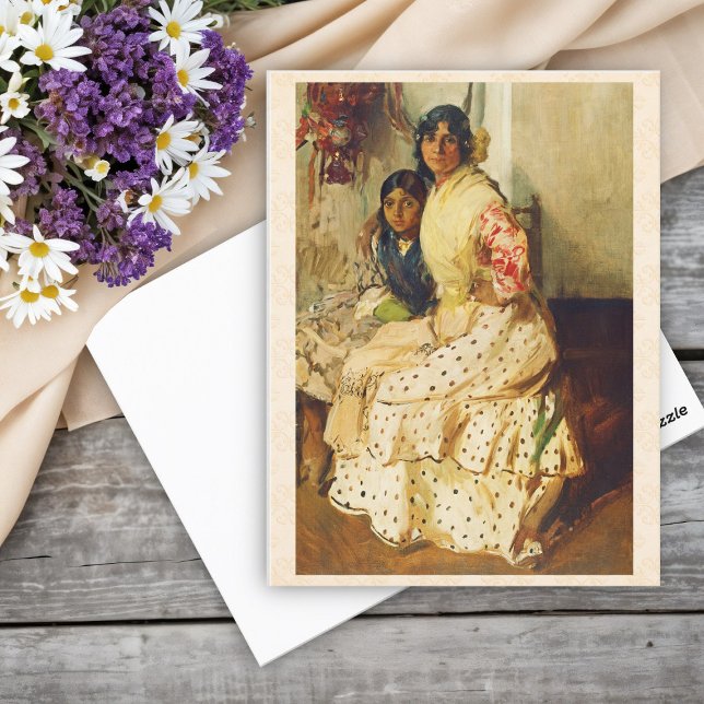 Carte Postale Pepilla et sa fille Joaquín Sorolla (Créateur téléchargé)