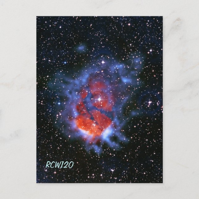 Carte Postale Pépinière stellaire RCW120, gomme 58 (Devant)