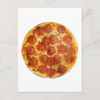Carte Postale Pepperoni et pizza au fromage