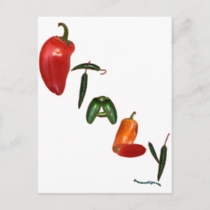 Carte Postale Peppers Chili Italie