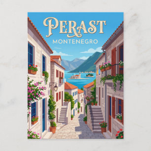 Carte Postale Perast Monténégro