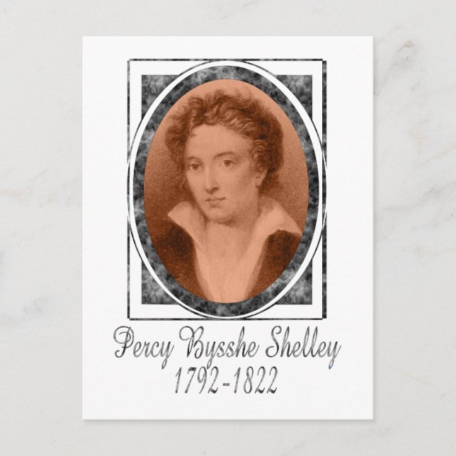 Carte Postale Percy Bysshe Shelley (Devant)