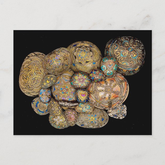 Carte Postale Perdre Dans Les Rochers (Devant)