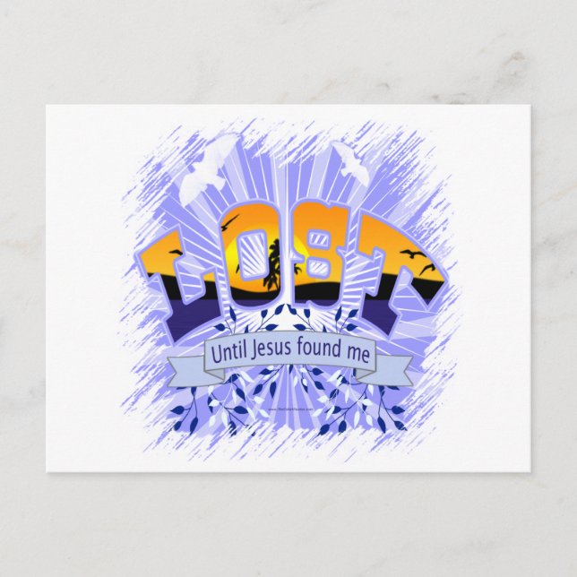 CARTE POSTALE PERDU (Devant)