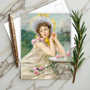 Carte Postale Perdu dans la pensée, Federico Andreotti (italien,