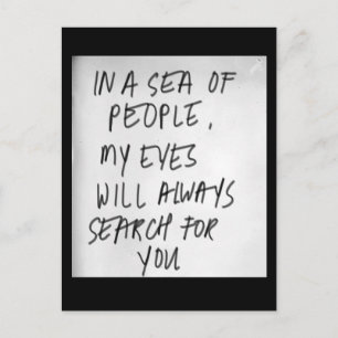 Carte Postale Perdu en mer