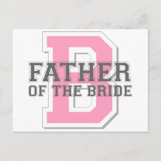 Carte Postale Père de la mariée Cheer