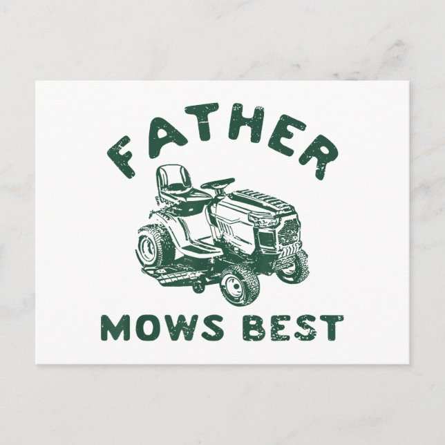 Carte Postale Père moque le mieux (Devant)