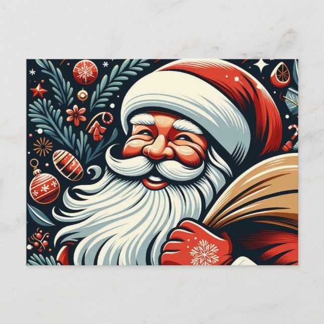 Carte Postale Père Noël 10 (Devant)