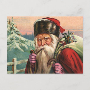 Carte postale Père Noël Alpine