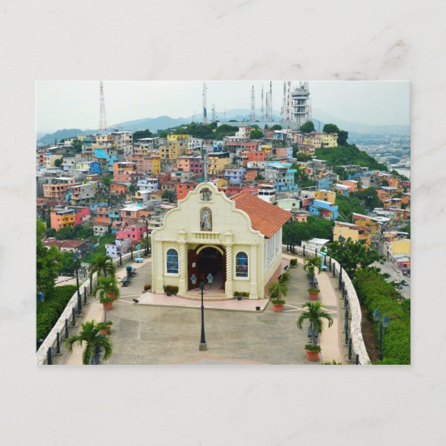 Carte Postale père Noël Ana Chapel, Guayaquil, Equateur (Devant)