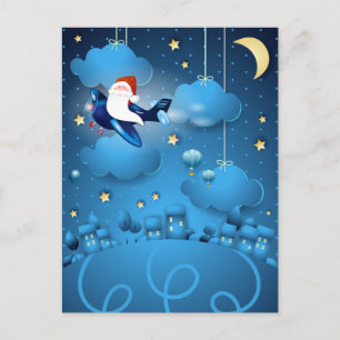 Carte Postale Père Noël arrive