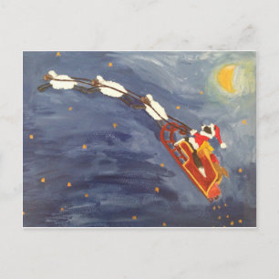 Carte Postale père Noël arrive